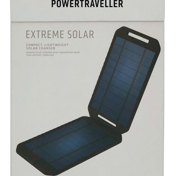 POWERTRAVELLER EXTREME SOLAR PORTABLE SOLAR CHARGER COMPACT & LIGHTWEIGHT - NIB - Picture 10 of 13